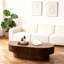 Table basse ovale