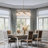 Hampson 6-Light Dimmable Wagon Wheel Chandelier