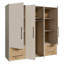 Minija 4 Door Manufactured Wood Wardrobe-2030194543