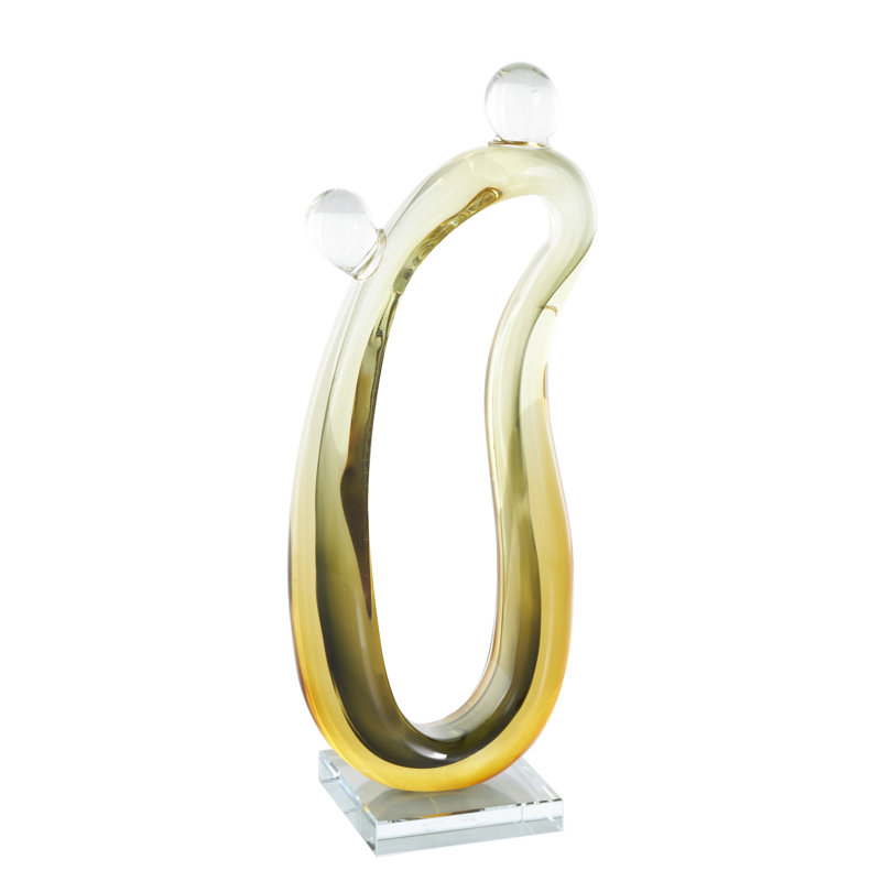 Sculpture en verre Howund