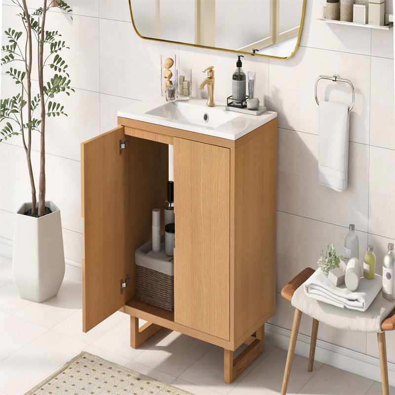 Ensemble de meuble-lavabo 30 "avec lavabo, Bois robuste
