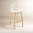 Amar Bar Stool In Fabric And Natural Ash Base - Set Of 1-347543991