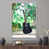 White Floater Framed