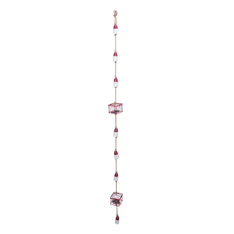 Piège de crabe 0,5' et bouée guirlande