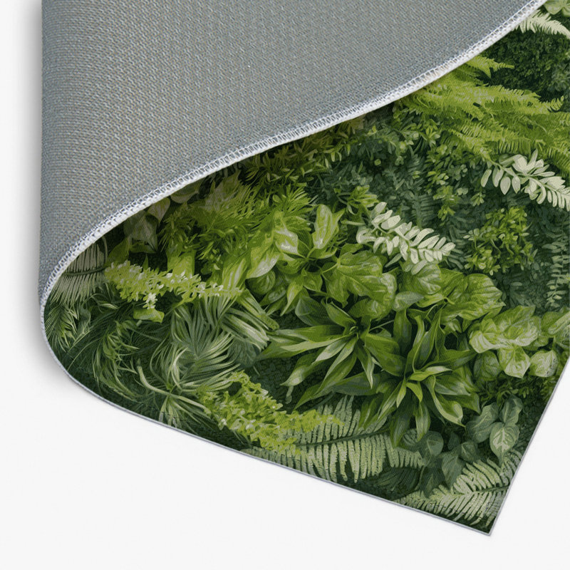 Tapis d'intérieur et d'extérieur vert Nature