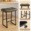 Upholstered Counter Stool with Metal Frame-1497666049-1497666060