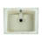 The Renovators Supply Inc. 18.31'' White Porcelain Rectangular Bathroom Sink with Overflow