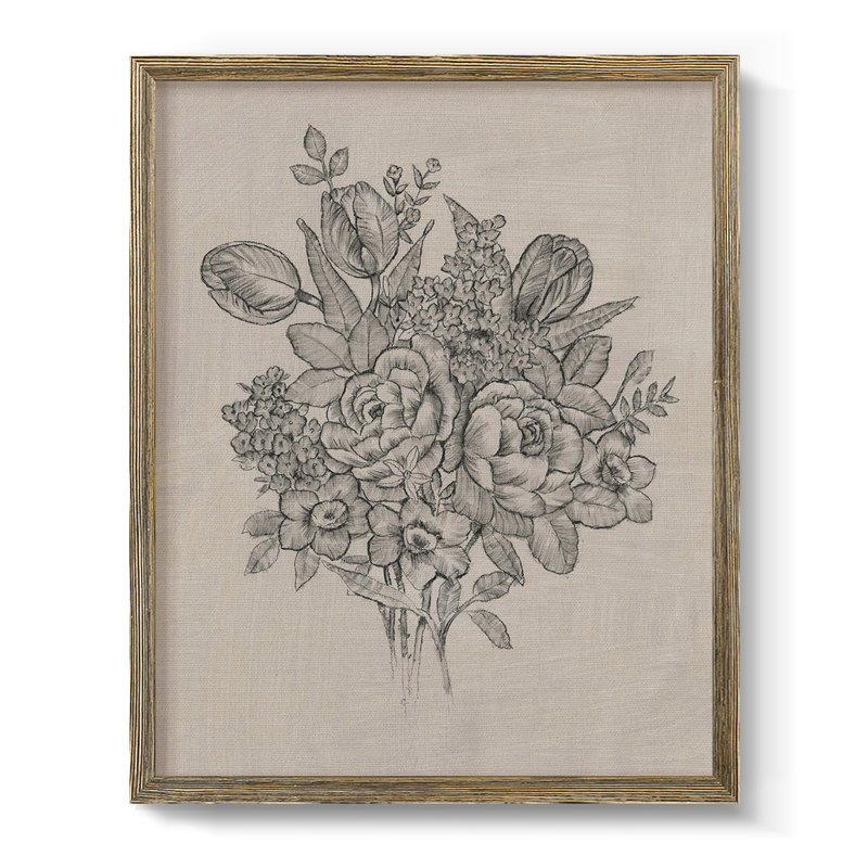 Semi Stack I, reproduction encadrée, Toile avec cadre noyer, Pas de tapis