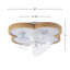 20 po Ventilateur de plafond encastré à grain de bois avec télécommande, 52 W à intensité variable, moteur réversible à 3 vitesses, 3 000 K / 4 000 K / 5 000 K CCT