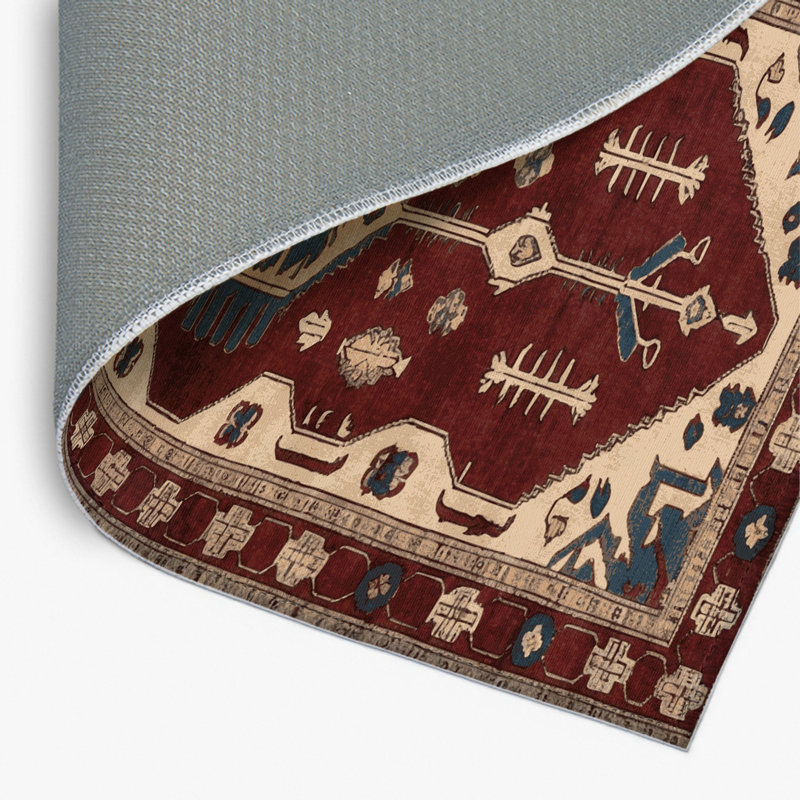Tapis turc intérieur et extérieur brun, Rectangle 4pi x 6 pi