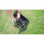 Small Collapsible Folding Wagon Cart, Utility Garden Cart, Black