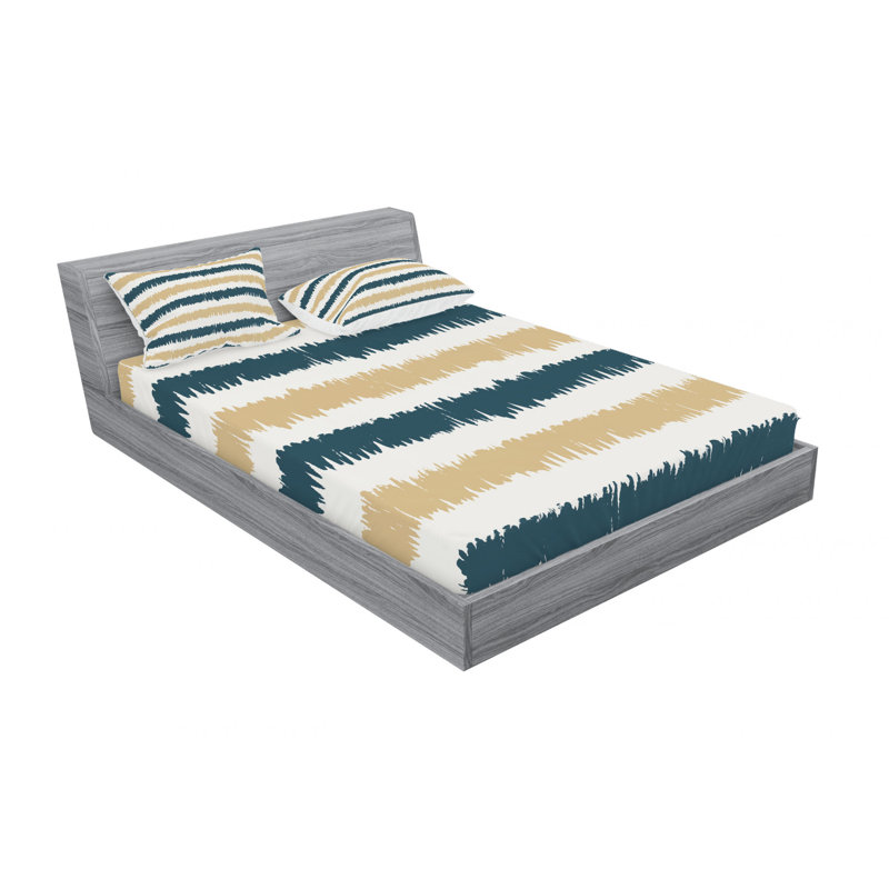 Ensemble de draps Paintbrush Strokes Lines, Double