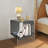 2 Tiers Acrylic Bedside Table With Open Storage Shelf-188515695