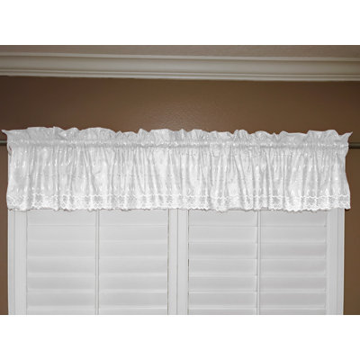 Cotton Eyelet Window Valance 58" Wide