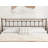 Metal King Size Headboard, Adjustable Height, King Headboard Only for Bedroom, Rustic Farmhouse Style, Attach Frame, Easy Assembly, Brown-1171318201-1171318200