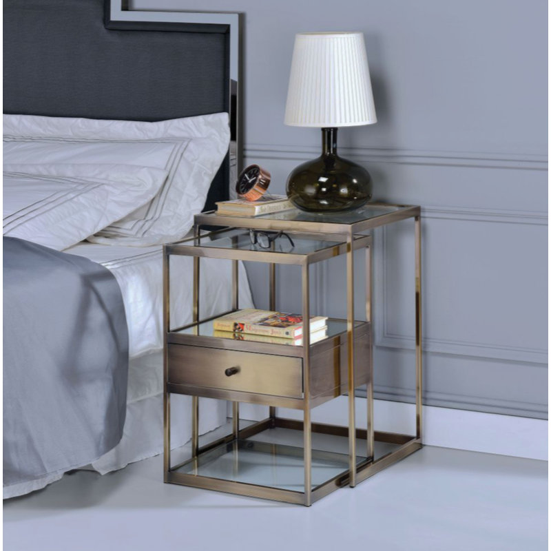 Ensemble de 2 tables gigognes Marley