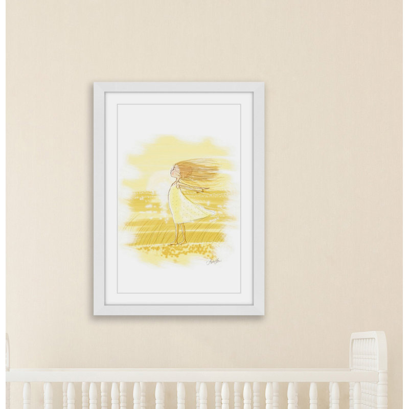 Bergman Wind Girl by Phyllis Harris - Print, 91cm H x 61cm W