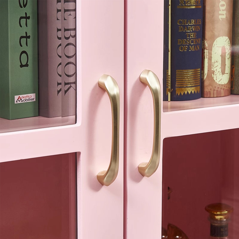 French style light luxury bookcase