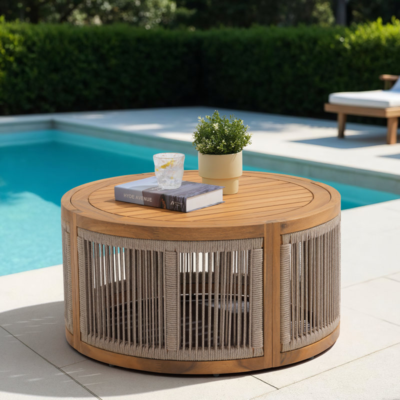 Outdoor Acacia Wood Coffee Table