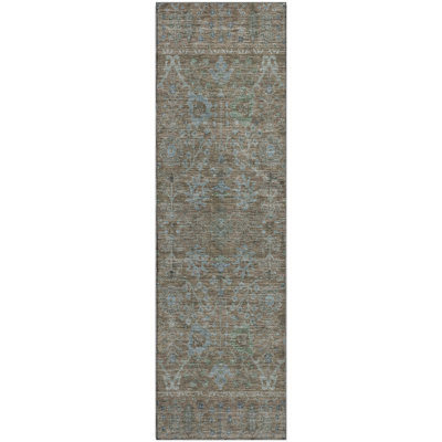 Premium Machine Washable Wayne AMF1106 Global Rug