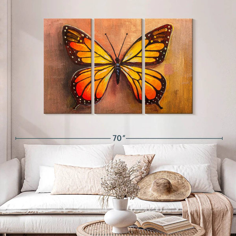 Brampt Simple Butterfly, 32" H x 50" W