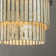 5 Light Modern Coastal 20" Shell Flush Mount Ceiling In Matte Black