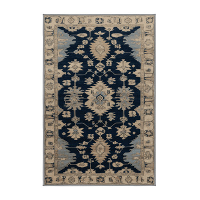 Machine Washable Overdyed Gray Area Rug