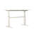 47-Inch Adjustable Standing Desk With Smooth Manual Height Adjustment, White Finish For Enhanced Ergonomics And Productivity