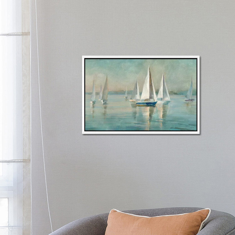 Danhui Nai - Print on Canvas, 66.04 cm H x 45.72 cm W, White Floater Framed