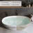 63″Solid Surface Matte Tub Solid Surface Soaking Tub Stone Resin Freestanding Bathtub Thick Edge Stand Alone Tubs With Overflow, With Pop-Up Drain, Matte White (Oval)