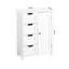 Armoire de rangement pour salle de bain blanche