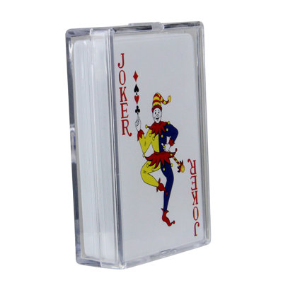 3.5" Blue Waterproof Swimming Pool Deck Of Playing Cards