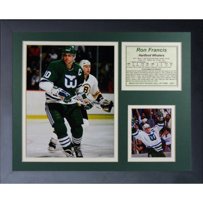 Ron Francis - Hartford Whalers Framed Memorabilia