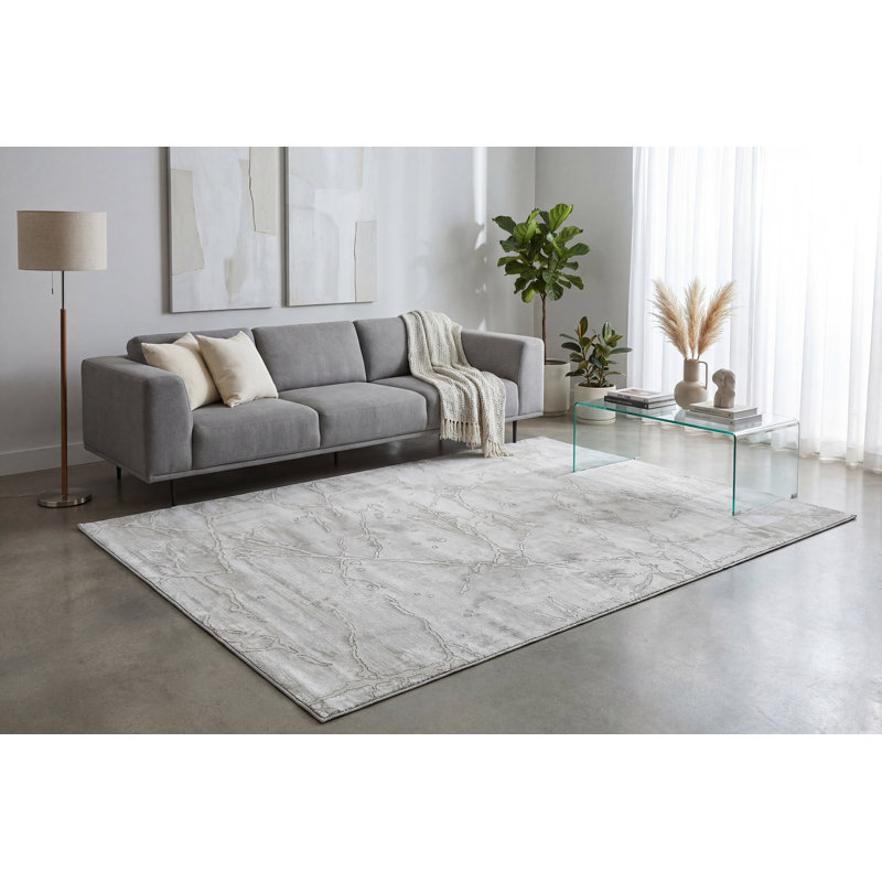 LAZER 12676-180 CREAM/BEIGE, Rectangle 7'10" x 10'