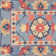 Williamsburg Floral Handmade Tufted Wool Blue/Red Area Rug