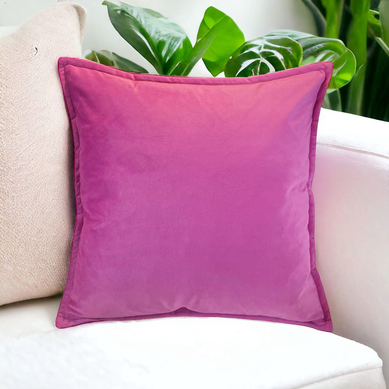 Square Pillow Cover, Hot Pink, Square 26"