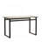 51" Modern Minimalist Rectangular Glass Dining Table For 4-6 With 0.31" Tempered Glass Tabletop And Black Chrome Metal Legs, Writing Table Desk, For Kitchen Dining Living Room (0 Damage)