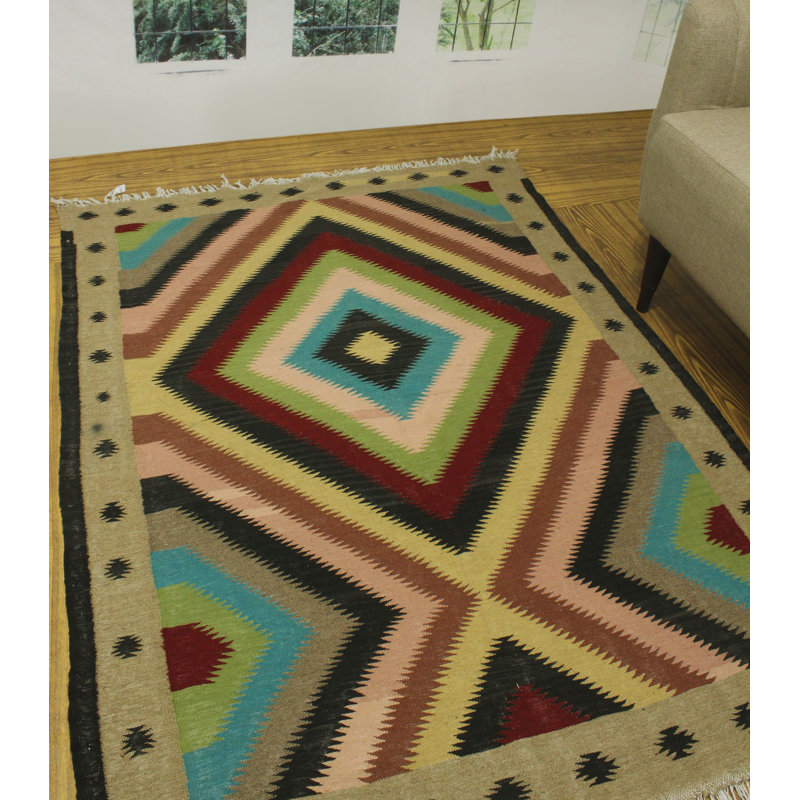 Hults Wool Southwestern Indoor Rug