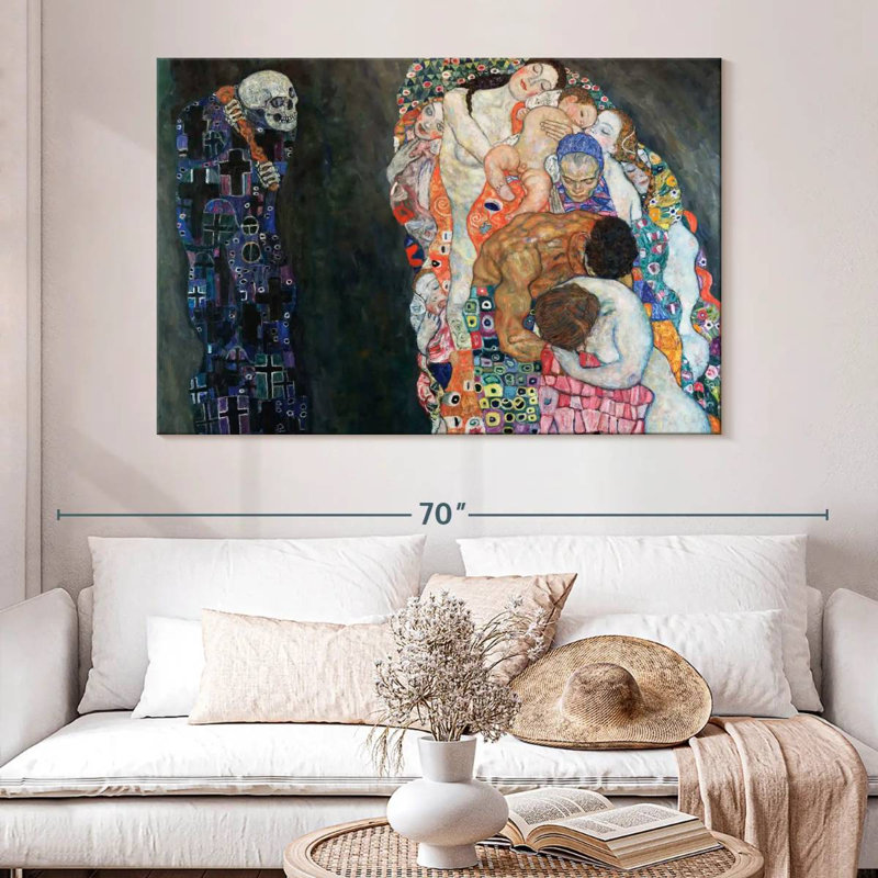 Leisha Life And Death, 34" H x 51" W
