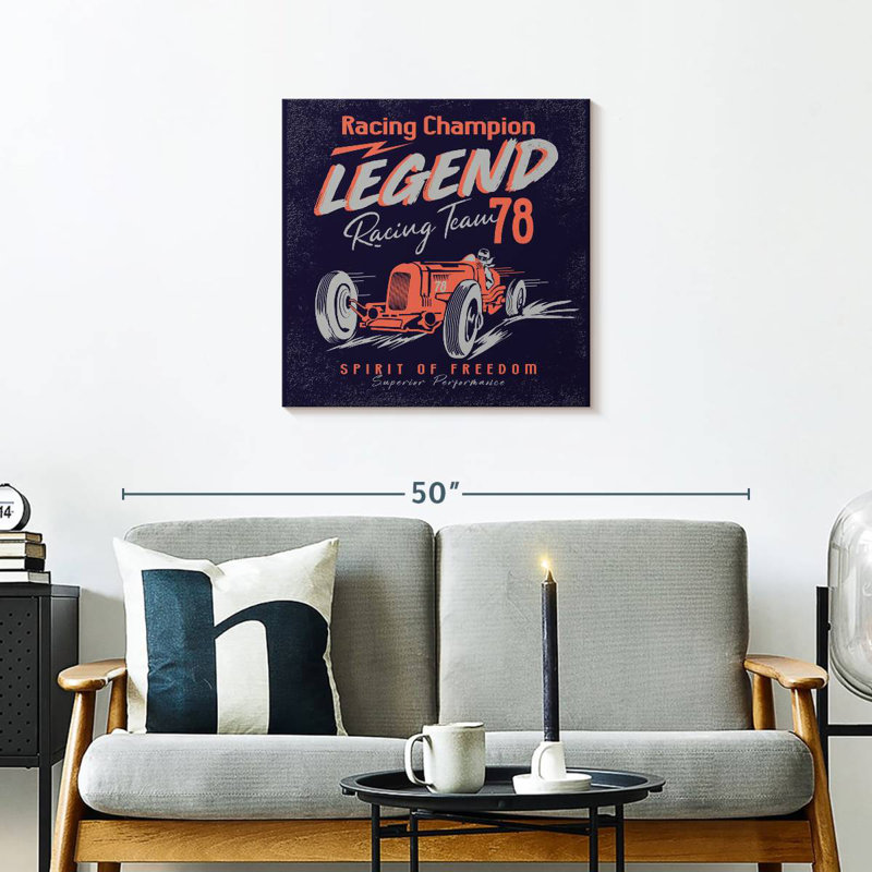 Affiche Sirci Racing Legend, H 24 po x l 24 po