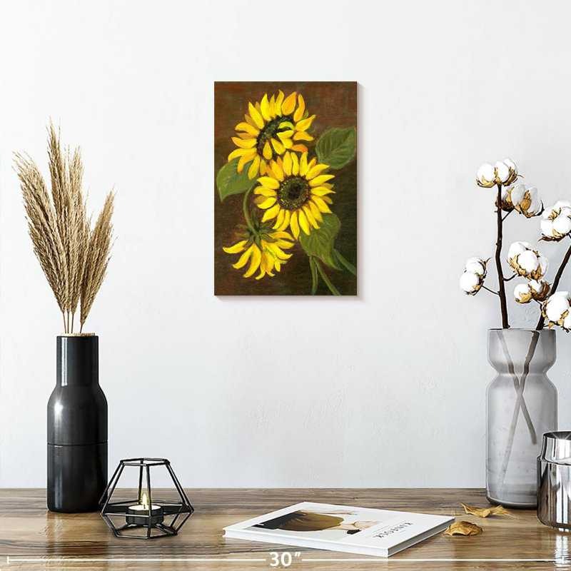 Harnek Rustic Sunflowers, 12" H x 8" W
