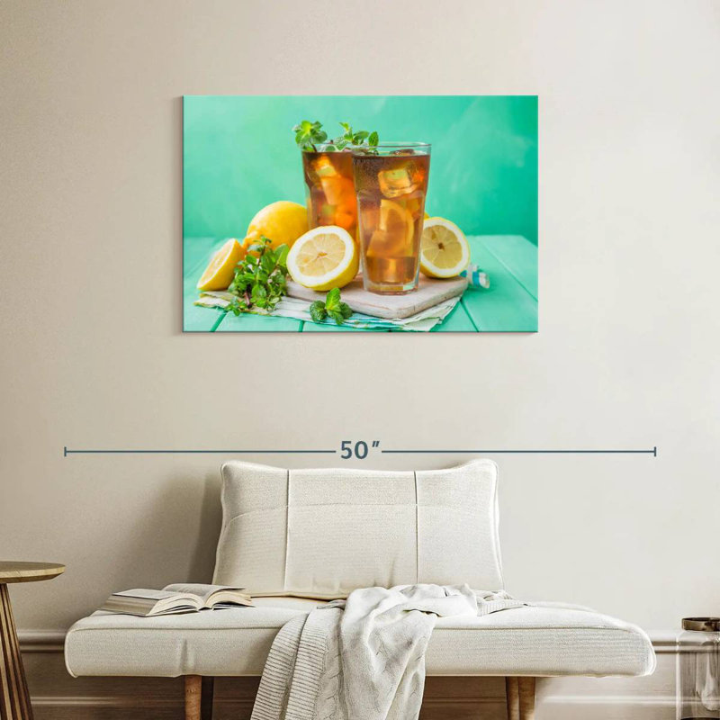 Yarlin Lemon Iced Tea, 24" H x 36" W