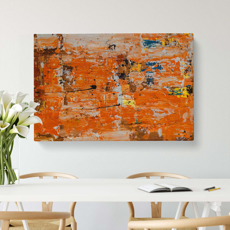Abstract Art Painting Vol.424 by S.Johnson - Wrapped Canvas Painting, 35cm H x 50cm W x 3cm D