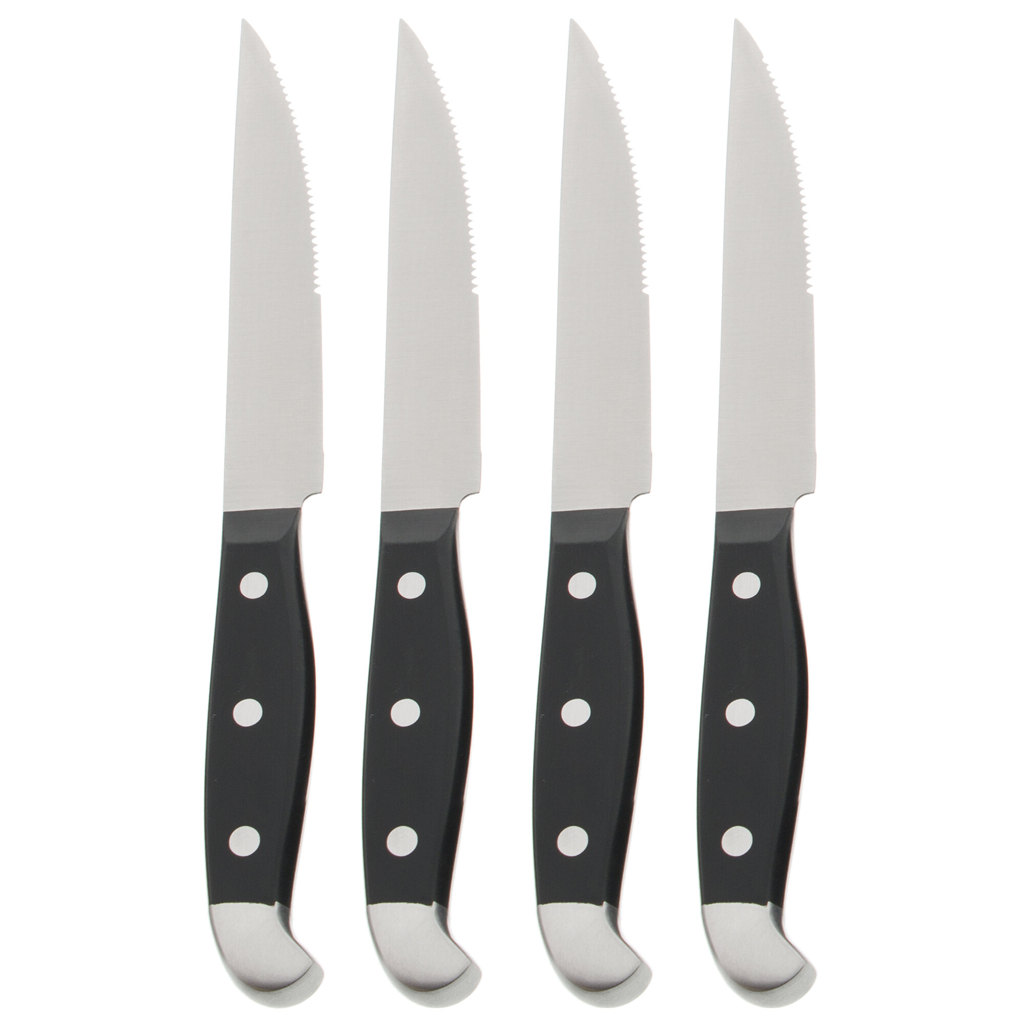 Henckels - Forged Accent 4-pc Steak Knife Set - Black