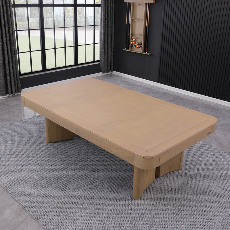 Table de billard en ardoise avec plateau de salle à manger Axis, 8 pi: H 31,69 po x l 103,03 po x P 59,02 po, Yes