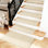 Ensemble de tapis d'escalier intérieur antidérapant Kayella (14 pièces) avec tapis de réception (1 pièce)