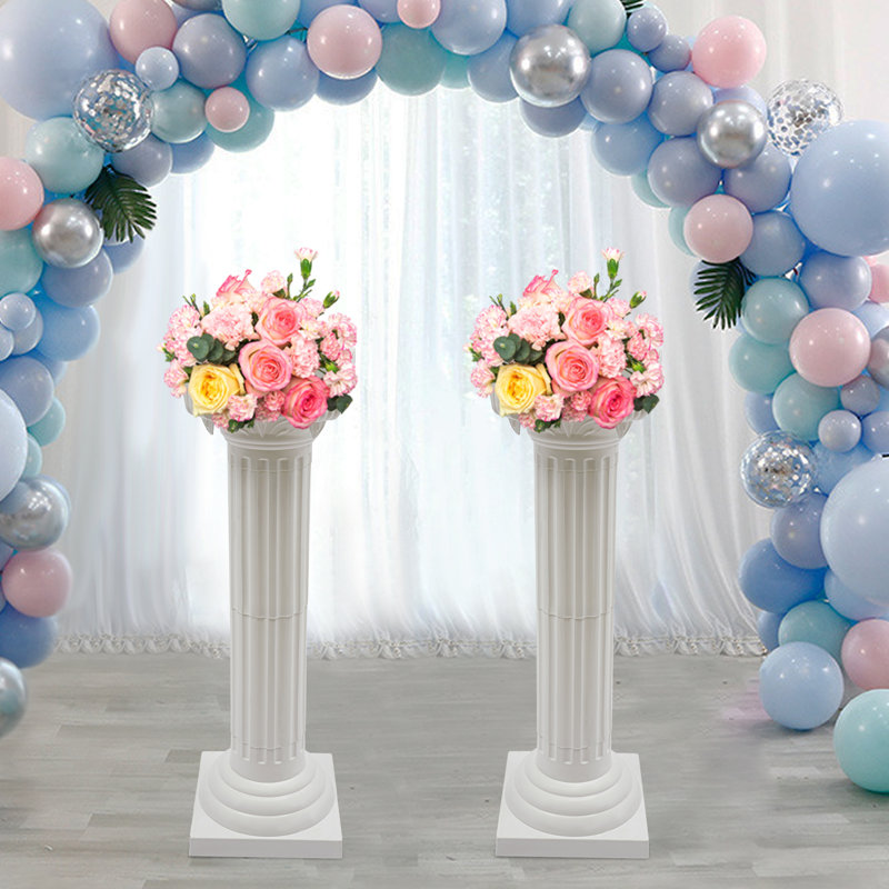 2 pièces colonne décorative