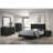 James Black Upholstered Queen Panel Bed-625711034