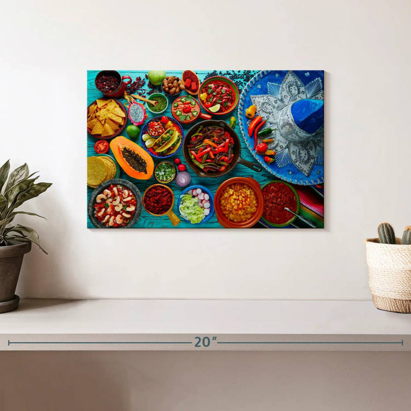 Yarlin Mexican Dishes, 8" H x 12" W