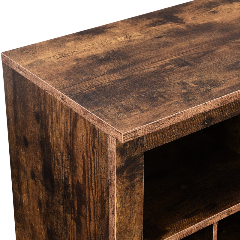 Buffet rustique brun avec rangement pour chaussures, Brun